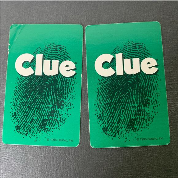 Vintage Clue Replacement Cards Vintage Board Game - Picture 4 of 4